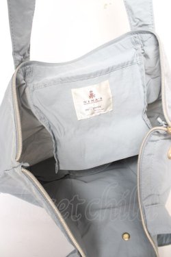 画像3: m petit by misako / NINA’Sコラボエコバッグ  サックス Y-26-02-05-026-LO-BG-SZ-ZY