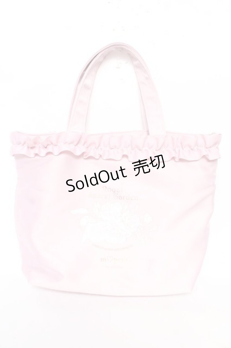 画像1: m petit by misako / NINA’Sコラボプリントトートバッグ  中桃 Y-26-02-05-030-LO-BG-SZ-ZT335 (1)