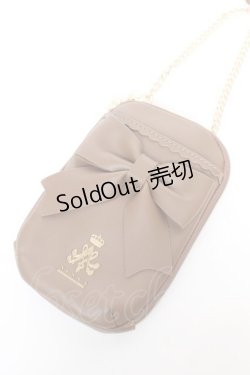 画像1: m petit by misako / AMリボンショルダーバッグ  中茶 Y-26-02-05-032-LO-BG-SZ-ZT0214X