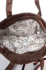 画像3: Maison de FLEUR / Winnie the Pooh/サイドポケットSトート F ブラウン Y-26-02-05-034-LO-BG-SZ-ZT335 (3)