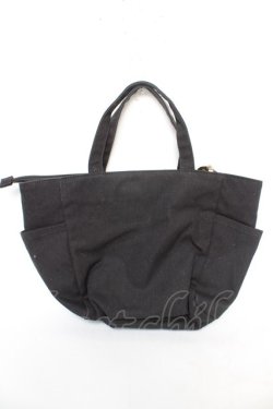 画像2: Maison de FLEUR / サイドポケットSトートバッグ F ブラック Y-26-02-05-036-LO-BG-SZ-ZY