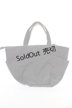 画像2: Maison de FLEUR / サイドポケットSトートバッグ F ブラック Y-26-02-05-036-LO-BG-SZ-ZT335