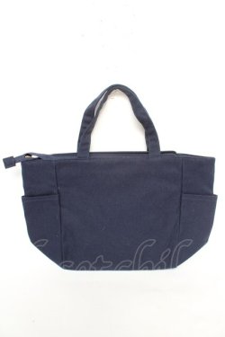 画像2: Maison de FLEUR / サイドポケットSトートバッグ F ネイビー Y-26-02-05-037-LO-BG-SZ-ZY