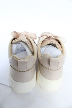 画像3: axes femme POETIQUE / ドットチュールスニーカー L ベージュ Y-26-02-09-047-AX-SH-SZ-ZY