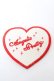 画像1: Angelic Pretty / Love Heartラメクリップ  白×赤 Y-26-02-09-006-AP-AC-SZ-ZY (1)
