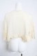画像2: axes femme / ドットチュール半袖ボレロ  生成り Y-26-02-09-065-AX-TO-SZ-ZY (2)