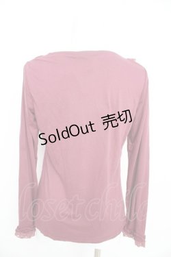 画像2: axes femme / レース×ビジュープルオーバー  ピンク Y-26-02-09-072-AX-TO-SZ-ZI