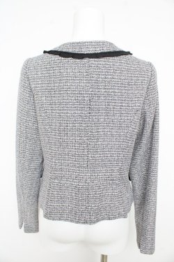 画像2: axes femme / ツイードジャケット  黒 Y-26-02-09-082-AX-JA-SZ-ZY