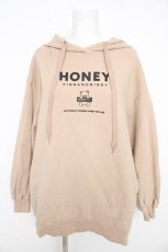 画像1: Honey Cinnamon / プリントパーカー  ベージュ Y-26-02-09-083-LO-TO-SZ-ZT429 (1)