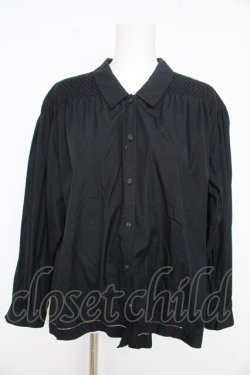 画像1: INGEBORG / 刺繍入りブラウス  黒 Y-26-02-09-086-LO-BL-SZ-ZY