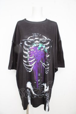 画像1: ACDC RAG / タレストロベリーヒュージT  黒×紫 Y-26-02-09-091-PU-TO-SZ-ZY