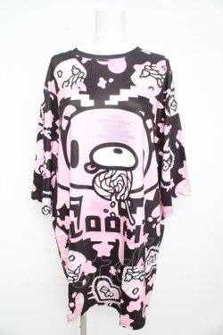 画像1: ACDC RAG / Gloomy x Sophie Powers Cake ヒュージTシャツ  黒 Y-26-02-09-094-PU-TO-SZ-ZY