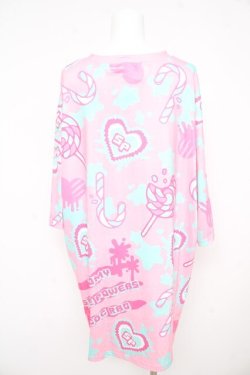 画像2: ACDC RAG / Gloomy x Sophie Powers Candy ヒュージTシャツ  ピンク Y-26-02-09-096-PU-TO-SZ-ZY