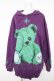 画像1: TRAVAS TOKYO / ピクセルクマプルオーバーパーカー F パープル Y-26-02-09-100-PU-TO-SZ-ZY (1)