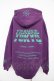 画像2: TRAVAS TOKYO / ピクセルクマプルオーバーパーカー F パープル Y-26-02-09-100-PU-TO-SZ-ZY (2)