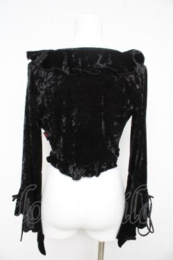 画像2: Ozz On / ベロアボレロ  黒 Y-26-02-09-107-OO-TO-SZ-ZY