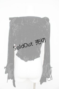 画像2: Ozz On / ベロアボレロ  黒 Y-26-02-09-107-OO-TO-SZ-ZY