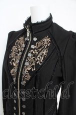 画像3: OZZ ANGELO / ナポレオン風刺繍ジャケット  黒×金 Y-26-02-09-112-OO-JA-SZ-ZI (3)