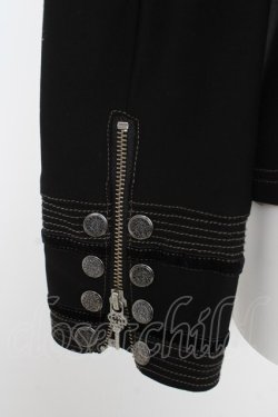 画像4: OZZ ANGELO / ナポレオン風刺繍ジャケット  黒×金 Y-26-02-09-112-OO-JA-SZ-ZY