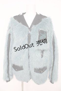 画像1: Ozz conte / ファーカーィガン  グリーン Y-26-02-09-114-OO-TO-SZ-ZT624