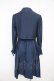画像2: axes femme / レーストリミングプリーツトレンチコート M 紺 Y-26-02-09-116-AX-CO-SZ-ZY (2)