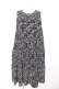 画像1: axes femme / 総柄ティアードワンピース  黒 Y-26-02-09-121-AX-OP-SZ-ZY (1)