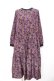 画像1: axes femme / 花柄ティアードワンピース  茶×紫 Y-26-02-09-122-AX-OP-SZ-ZY (1)