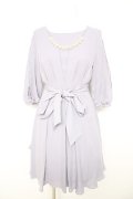 axes femme / タックデザインドレス  ラベンダー Y-26-02-09-123-AX-OP-SZ-ZY