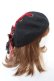 画像4: ATELIER PIERROT / ハリー・ポッター リボンブローチ付きレースアップベレー帽  グリフィンドール（レッド） Y-26-02-09-013-EL-AC-KB-ZY (4)