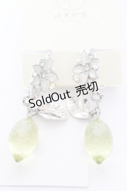 画像1: axes femme / 柑橘モチーフクリアイヤリング  シルバー Y-26-02-09-002-AX-AC-SZ-ZY