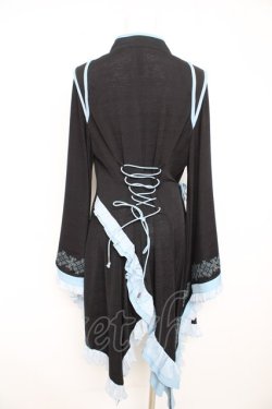 画像2: Ozz oneste / 琉金幻想カシュクールワンピース  黒×サックス Y-26-02-09-131-OO-OP-SZ-ZY