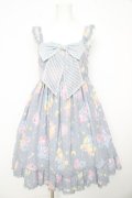 Angelic Pretty / すやすやTOYSジャンパースカート  グレー Y-26-02-09-133-AP-OP-SZ-ZY