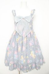 Angelic Pretty / すやすやTOYSジャンパースカート  グレー Y-26-02-09-133-AP-OP-SZ-ZY