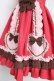 画像4: Angelic Pretty / Waffle Heartジャンパースカート  赤 Y-26-02-09-134-AP-OP-SZ-ZY (4)