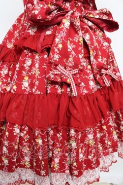 画像6: Angelic Pretty / Petit Bouquetジャンパースカート  赤 Y-26-02-09-135-AP-OP-SZ-ZY