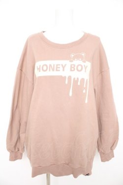 画像1: Honey Cinnamon / ベアプリントスェット  ベージュ Y-26-02-09-139-LO-TO-SZ-ZY