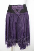 Rozen Kavalier / レースハイウエストスカート  紫 Y-26-02-09-145-OO-SK-SZ-ZY
