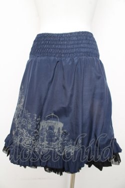 画像2: Ozz Croce / リバーシブルボリュームスカート  紺×黒 Y-26-02-09-146-OO-SK-SZ-ZY