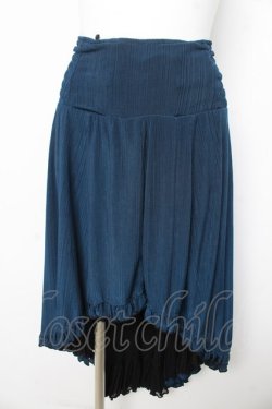 画像3: Ozz oneste / リバーシブルフィッシュテールスカート  黒×青 Y-26-02-09-147-OO-SK-SZ-ZY