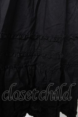 画像3: PINK HOUSE / ローンフリルスカート F 黒 Y-26-02-09-158-LO-SK-SZ-ZY