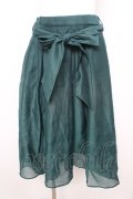 axes femme / ベルト付ロングスカート M グリーン Y-26-02-09-163-AX-SK-SZ-ZY