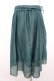 画像2: axes femme / ベルト付ロングスカート M グリーン Y-26-02-09-163-AX-SK-SZ-ZY (2)