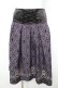 画像1: axes femme / Disneyダークオーナメント柄スカート M パープル Y-26-02-09-165-AX-SK-SZ-ZY (1)