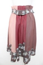 画像2: axes femme / パッチワークスカート M ピンク Y-26-02-09-166-AX-SK-SZ-ZI (2)