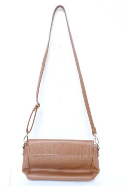 画像2: axes femme / 切替フラップショルダーバッグ  茶 Y-26-02-09-028-AX-BG-SZ-ZY