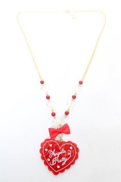 画像3: Angelic Pretty / トッピングハートネックレス  赤 Y-26-02-09-003-AP-AC-SZ-ZY