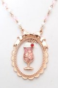 axes femme POETIQUE / クリームソーダネックレス  ピンク Y-26-02-09-004-AX-AC-SZ-ZY
