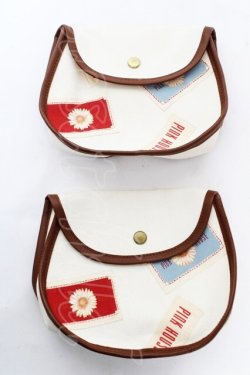 画像1: PINK HOUSE / キャンパスポーチ セット  オフ Y-26-02-09-038-LO-BG-SZ-ZY