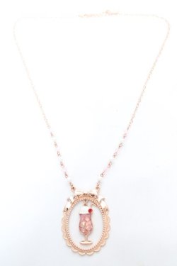 画像3: axes femme POETIQUE / クリームソーダネックレス  ピンク Y-26-02-09-004-AX-AC-SZ-ZY