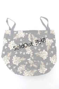 画像2: PINK HOUSE / シロツメクサ柄バケツバッグ  黒 Y-26-02-09-042-LO-BG-SZ-ZY